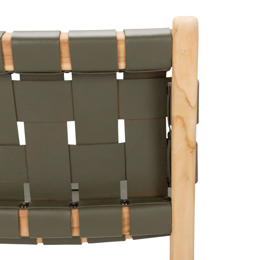 Tijuana Highback Barstool - Olive