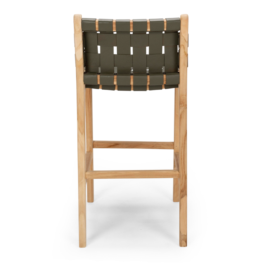 Tijuana Highback Barstool - Olive