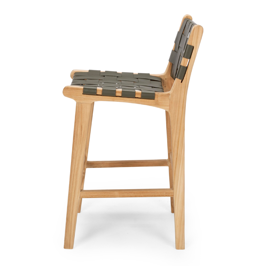 Tijuana Highback Barstool - Olive