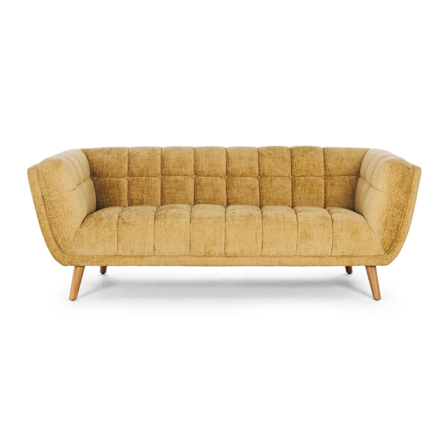 Titahi 3 Seat Sofa -Dijon Yellow