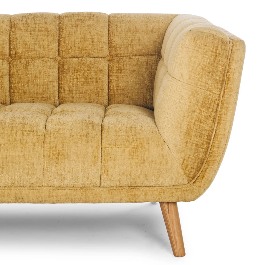 Titahi 3 Seat Sofa -Dijon Yellow