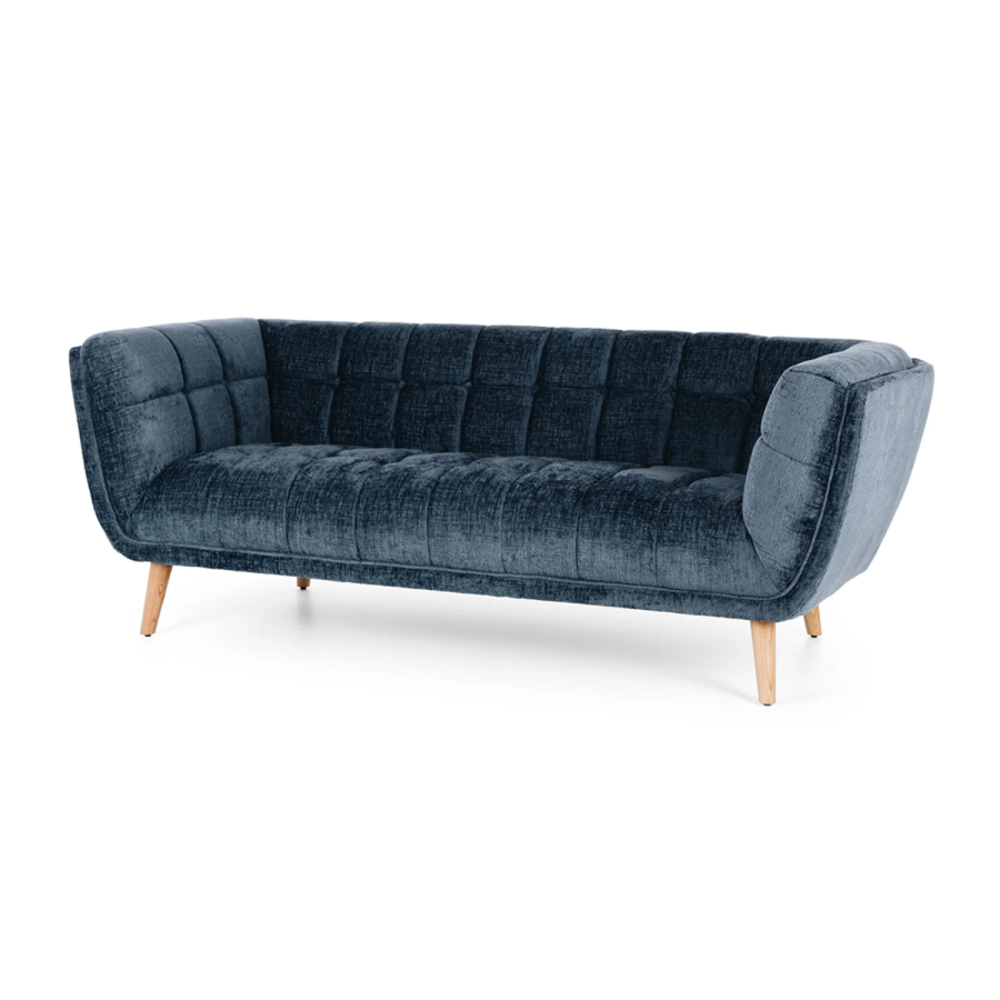 Titahi 3 Seat Sofa - Indigo Blue