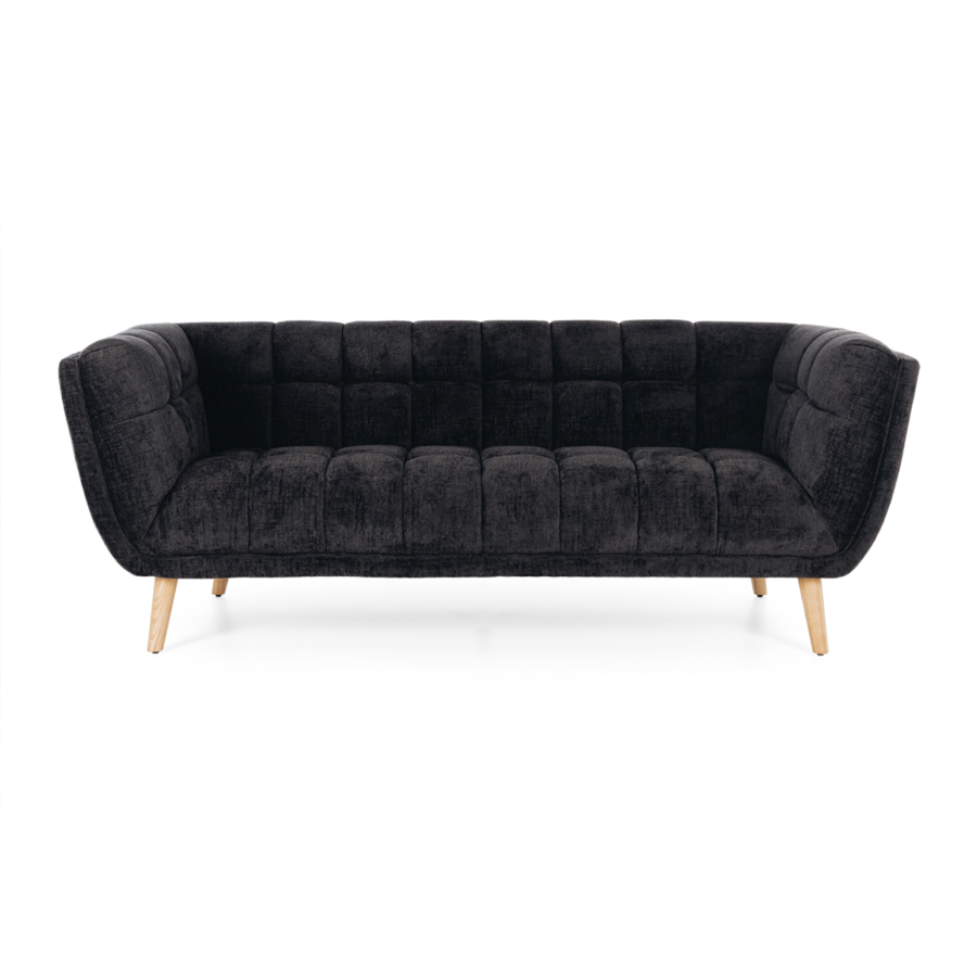 Titahi 3 Seat Sofa - Panther Black