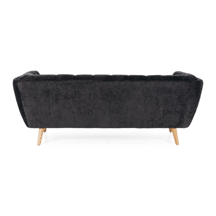 Titahi 3 Seat Sofa - Panther Black