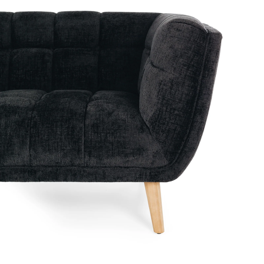 Titahi 3 Seat Sofa - Panther Black