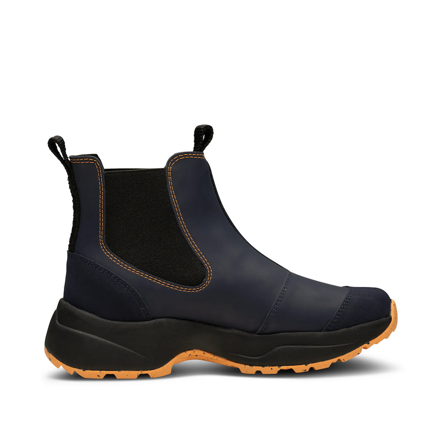 Siri Waterproof Boots - Dark Navy/Papaya