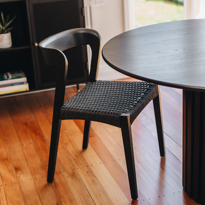 Ohope Dining Chair - Black